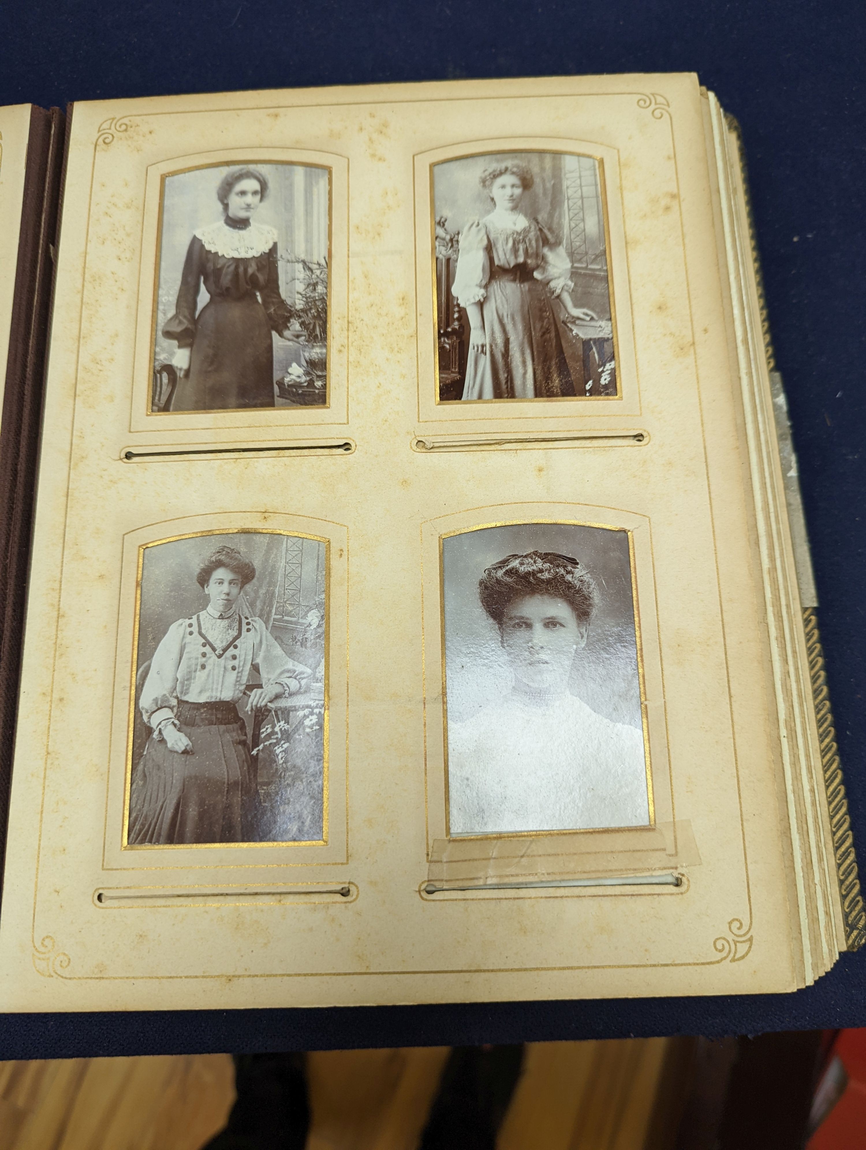 Victorian and later photograph albums and daguerrotypes